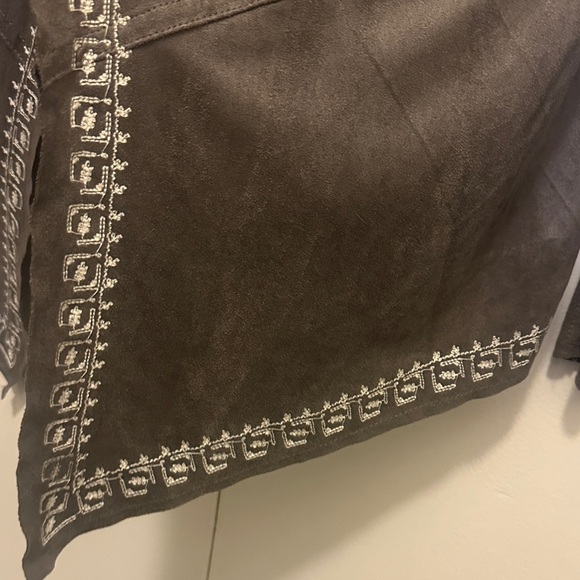 En Creme Charcoal Embellished Blazer - Picture 5 of 8